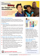 People with disabilities fire safety